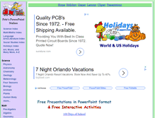 Tablet Screenshot of holidays.pppst.com