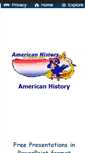 Mobile Screenshot of americanhistory.pppst.com