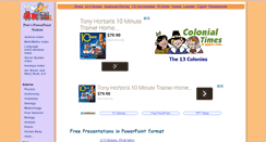 Desktop Screenshot of 13colonies.pppst.com
