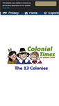Mobile Screenshot of 13colonies.pppst.com